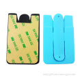 Custom 3M Silicone Cell Phone Cases with Card Wallet and Holder